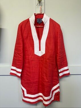 Sail to Sable Coral Dress XS